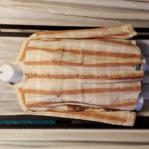 Baxter Striped Button Down Shirt Sz L